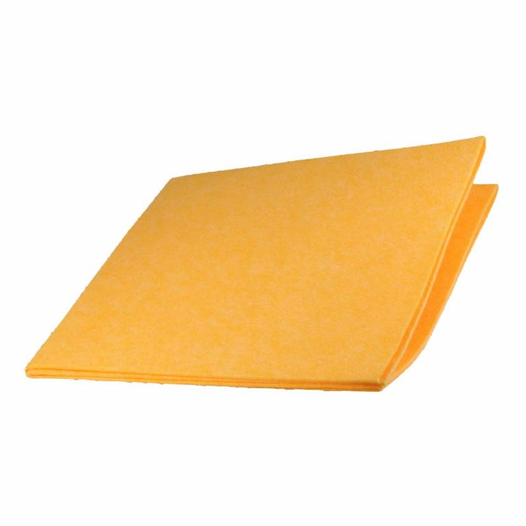 Image Bodentuch/Scheuertuch VLIES 50 x 60 cm | orange thermofixiertes Vlies-Bodentuch, saugstark, kochfest 95 °C